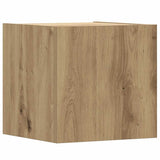 5 Piece TV Cabinet Set Wall-mounted Artisan Oak Engineered Wood 3329000