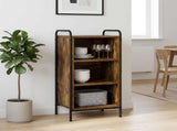 Sideboard Smoked Oak 40 x 33 x 80.5 cm Engineered Wood 8013796