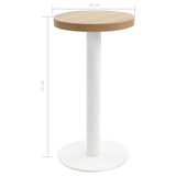 Bistro Table Light Brown 40 cm MDF 286414