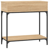 Console Table Sonoma Oak 75x34.5x75 cm Engineered Wood 833399
