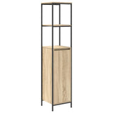 Bathroom Cabinet with Shelves Sonoma Oak 36x35x165 cm 861908