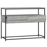 Console Table Grey Sonoma 100x40x75 cm Engineered Wood 834153