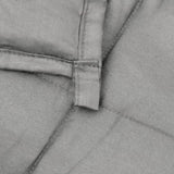 Weighted Blanket Grey 140x200 cm Single 10 kg Fabric 3154782