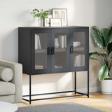 Sideboard Black 100.5x39x107 cm Cold-rolled Steel 853404