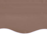 Replacement Fabric for Awning Brown 4x3 m 311977