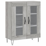Sideboard Grey Sonoma 69.5x34x90 cm Engineered Wood 827786