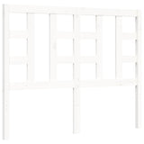 Bed Frame without Mattress White 120x200 cm Solid Wood Pine 3191967