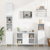 Sink Cabinet White 80x33x60 cm Engineered Wood 821284