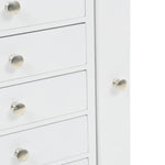 Free Standing Jewelery Cabinet White 246960