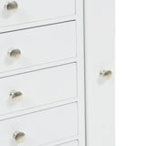 Free Standing Jewelery Cabinet White 246960