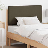 Upholstered Headboard Brown and Taupe 100 cm Solid Pine Wood 880086