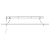 Awning Frame Retractable White 2.5 x 2 m Metal 42002548