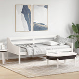 ZNTS Day Bed without Mattress White 80x200 cm Solid Wood Pine 842827