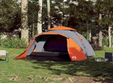 Camping Tent Dome 3-Person Grey and Orange Quick Release 4004228