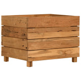 Raised Bed Varying shades of teak Solid teak wood, steel Medium 47421