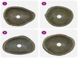 Riverstone basin Light Grey x 12 cm 4103948