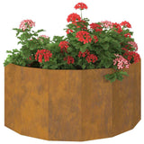 Planter Rusty 120 x 60 x 50 cm Weathering Steel 883709