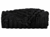 Throw Blanket Black 270 x 240 cm 1.83 kg Fleece 42016844