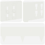 Lawn Edging 10 pcs 100 x 15 cm Steel White 8008550