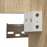 Bathroom Cabinet with Mirror Sonoma Oak Engineered Wood 804866