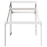 Kids' Bed Roof White 198x97x113 cm Solid Wood Pine 846877