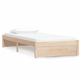 Bed Frame without Mattress Solid Wood 90x200 cm 814934