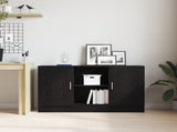 Sideboard Black Oak 120 x 30.5 x 70 cm Engineered Wood 862521