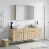Bathroom Cabinet Set 4 pcs Sonoma Oak Engineered Wood 3406625