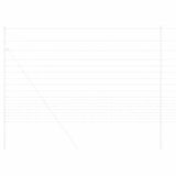 Field Fence Grey 1.5 x 10 m Steel 42005793