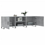 TV Cabinet Concrete Grey 150x30x50 cm Engineered Wood 829120