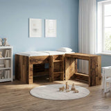 Kids'High Bed Frame 2 pcs Old Wood 163 x 101.1 x 68.5 cm 3422577