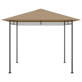 Gazebo 3x3x2.7 m Taupe 180 g/m 313919