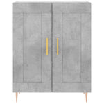 Highboard Concrete Grey 69.5x34x180 cm Engineered Wood 3189945