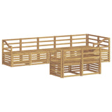 Outdoor Sofa Set 8 pcs White 304 x 126.5 x 73 cm 3392049