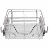 50479 Pull-Out Wire Baskets 2 pcs Silver 400 mm