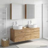 Bathroom Furniture Set 5 pcs Artisan Oak 3406934