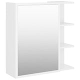 Bathroom Mirror Cabinet White 62.5x20.5x64 cm Engineered Wood 803308