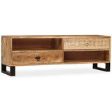 TV Cabinet Solid Mango Wood 120x30x40 cm 244940