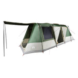 Camping Tent Tunnel 4-Person Green Waterproof 94628