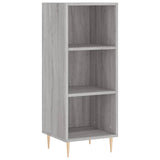 Highboard Grey Sonoma 34.5x34x180 cm Engineered Wood 3199359