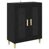 Highboard Black Oak 69.5 x 34 x 180 cm Engineered Wood 3416205