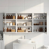 Bathroom Cabinet Set 3 pcs 100 x 10.5 x 50 cm Engineered wood 3403680