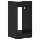 Plant Stand Black Oak 30 x 30 x 60 cm Engineered Wood 899597