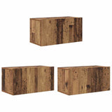 TV Cabinet Set 3 pcs Brown 60 x 30 x 30 cm Engineered Wood 875166
