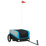 Bike Trailer Black and Blue 30 kg Iron 94037