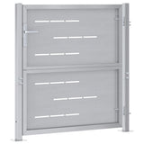 Garden Gate with Lock Silver 85 x 97 cm Stainless Steel 3402576