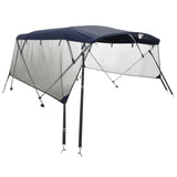 4-bow Bimini Top with Mesh Sidewalls 243xx137 cm 94856