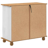 Chest of Drawer ASKIM White 91 x 40 x 79 cm Solid Pine wood 4105423