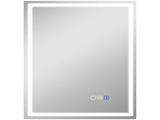 50 x 70 cm Anti-Fog LED Bathroom Mirror, with Bluetooth - Silver Tone T3398P328147