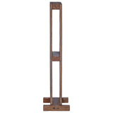 Rack Brown 20 x 25 x 100 cm Solid Mahogany Wood 42012371